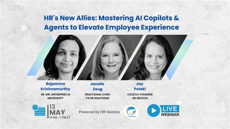 Cover image with the title '5 Ways to Simplify HR Operations' in blue text. Features a collage of images showing diverse office teamwork and digital meetings.